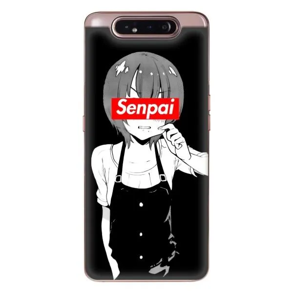 Чохол з принтом «Senpai» для Samsung Galaxy a80 2019 ( A805F )
