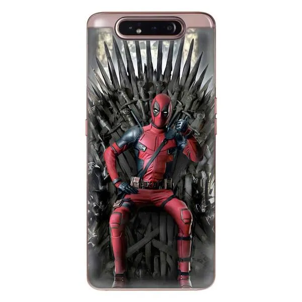Чохол з принтом «Дедпул на троні» для Samsung Galaxy a80 2019 ( A805F )