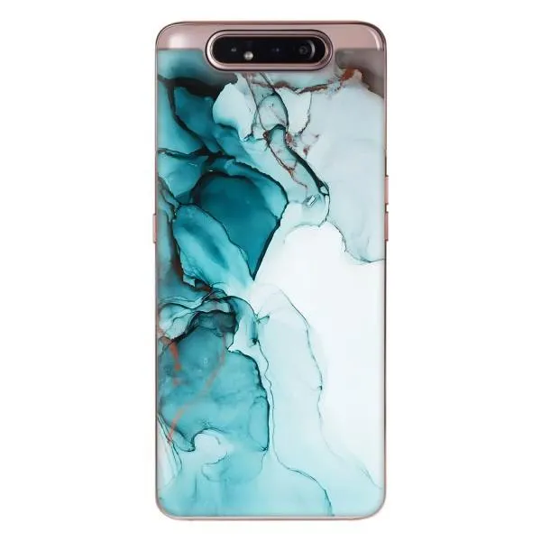 Чехол с принтом «Бирюзовый мрамор» для Samsung Galaxy a80 2019 ( A805F )