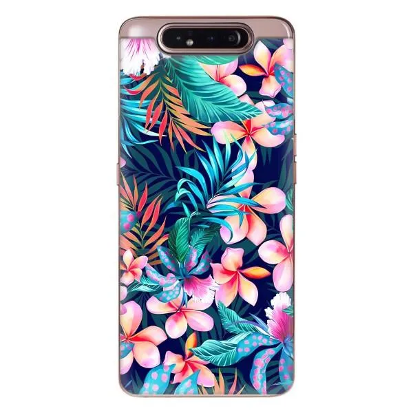 Чехол с принтом «Красочные цветы» для Samsung Galaxy a80 2019 ( A805F )