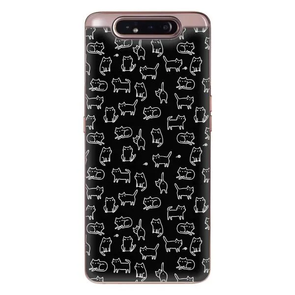 Чехол с принтом «Меленькие котики» для Samsung Galaxy a80 2019 ( A805F ) Чехол с принтом «Меленькие котики» для Samsung Galaxy a80 2019 ( A805F )