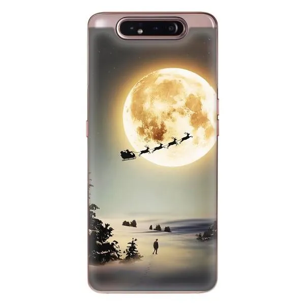 Чехол с принтом «Санта на луне» для Samsung Galaxy a80 2019 ( A805F )