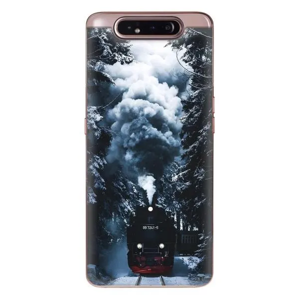 Чехол с принтом «Зимний поезд» для Samsung Galaxy a80 2019 ( A805F )