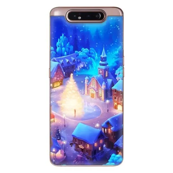 Чехол с принтом «Рождественский город» для Samsung Galaxy a80 2019 ( A805F )