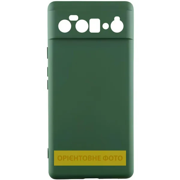 Чехол TPU GETMAN Liquid Silk Full Camera для Google Pixel 10 Pro XL — Зеленый