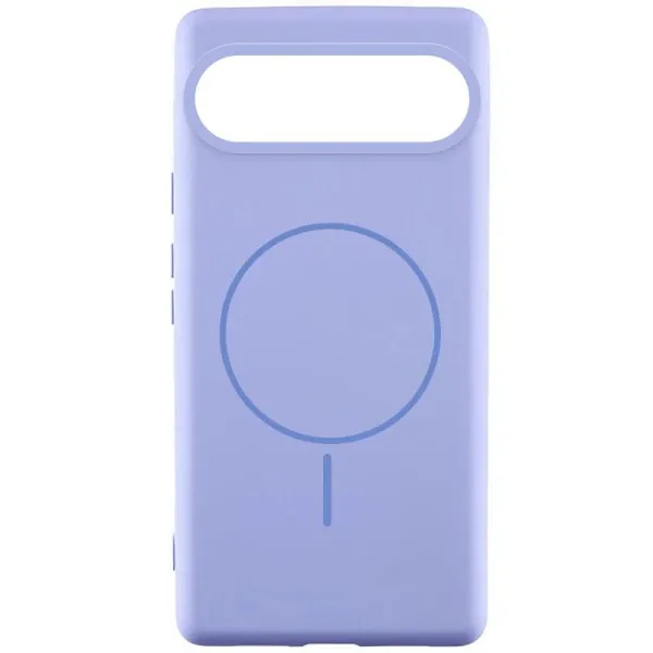 Чехол Silicone Cover Lakshmi (AA) with Magnetic Fit для Google Pixel 10 Pro XL — Сиреневый — фото 1