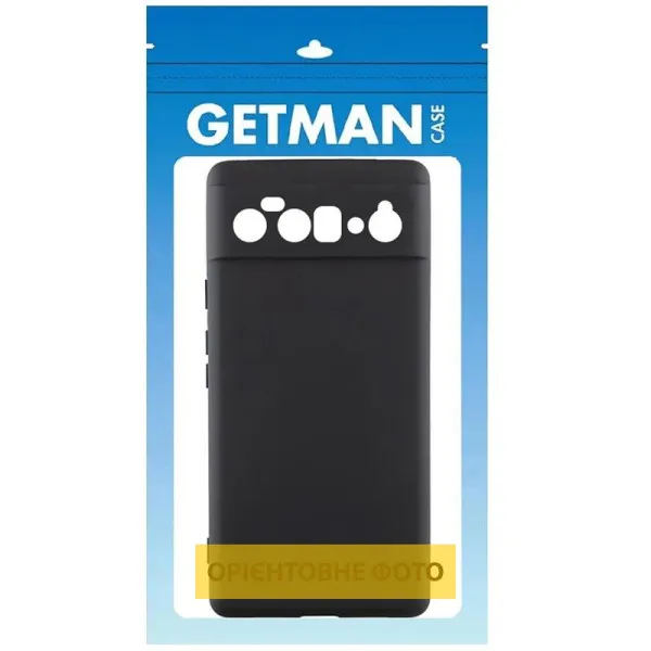 Чохол TPU GETMAN Liquid Silk Full Camera для Google Pixel 10 Pro XL — Чорний — фото 2