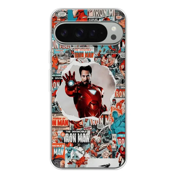 Чехол с принтом «Айронмен» для Google Pixel 10 Pro XL Чехол с принтом «Айронмен» для Google Pixel 10 Pro XL