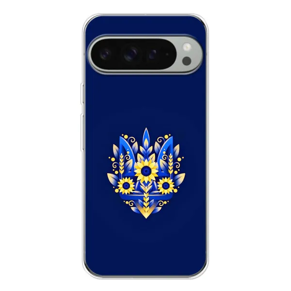Чехол с принтом «Цветочный Герб» для Google Pixel 10 Pro XL