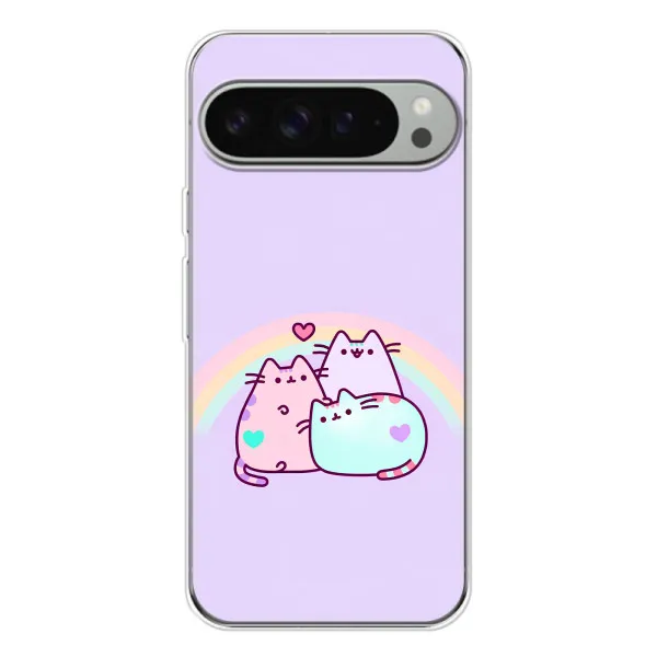 Чехол с принтом «Радужные котики» для Google Pixel 10 Pro XL Чехол с принтом «Радужные котики» для Google Pixel 10 Pro XL
