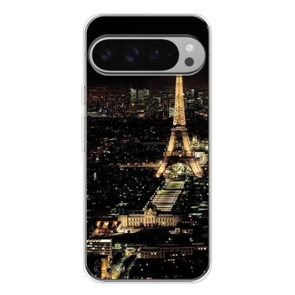 Чехол с принтом «Ночной Париж» для Google Pixel 10 Pro XL