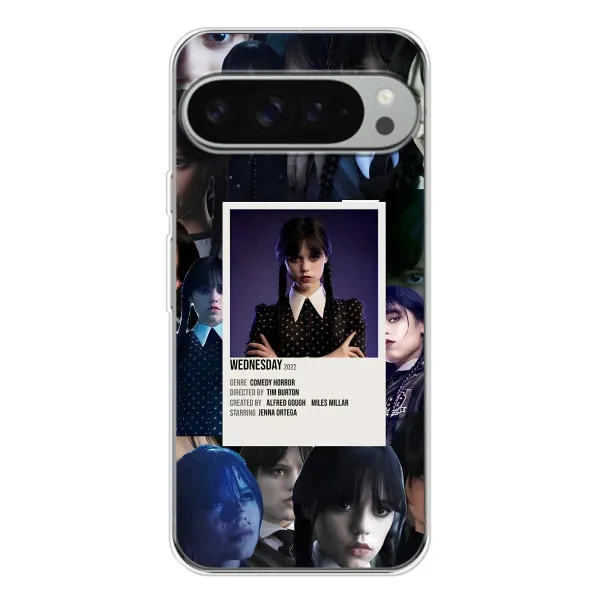 Чехол с принтом «коллаж Уэнздей» для Google Pixel 10 Pro XL