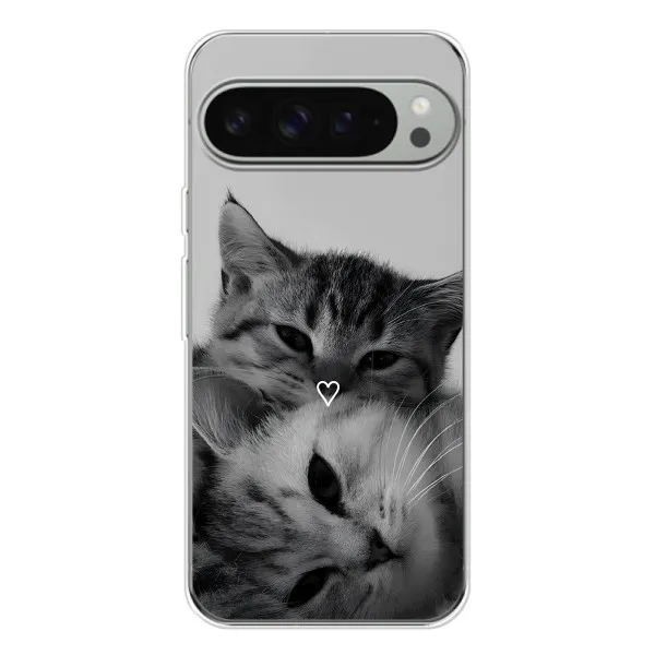 Чохол з принтом «Пара котів» для Google Pixel 10 Pro XL Чохол з принтом «Пара котів» для Google Pixel 10 Pro XL