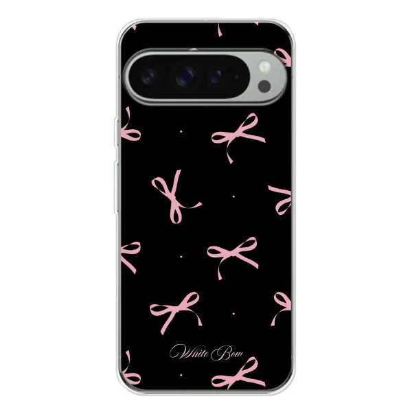 Чехол с принтом «Банты на черном» для Google Pixel 10 Pro XL