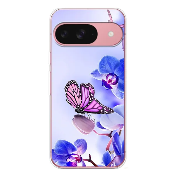 Чехол с принтом «Бабочка на цветочке» для Google Pixel 10 Pro Чехол с принтом «Бабочка на цветочке» для Google Pixel 10 Pro
