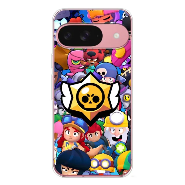 Чехол с принтом «Лого Brawl Stars» для Google Pixel 10 Pro