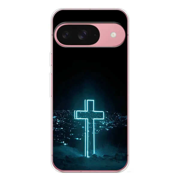 Чехол с принтом «Крест и город» для Google Pixel 10 Pro
