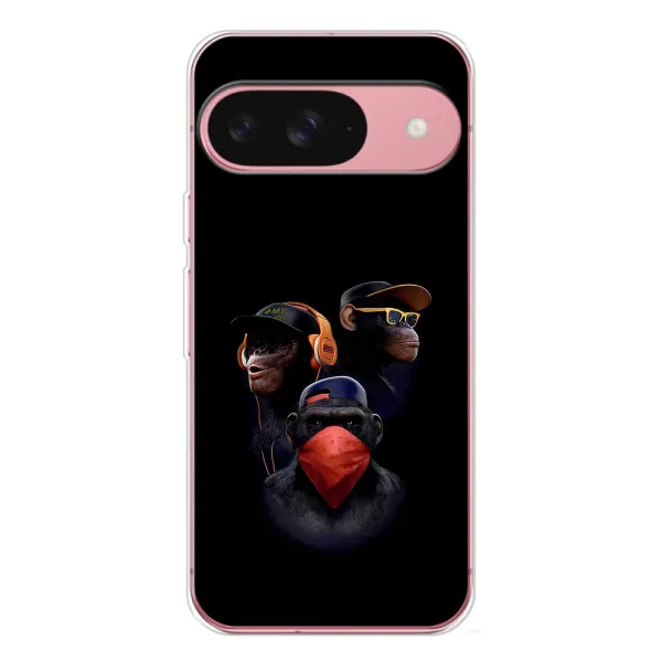 Чехол с принтом «Три обезьяны» для Google Pixel 10 Pro