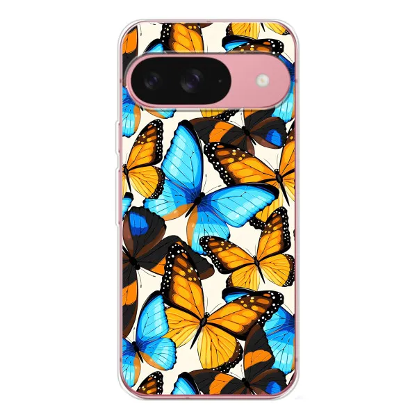 Чехол с принтом «Яркие бабочки» для Google Pixel 10 Pro