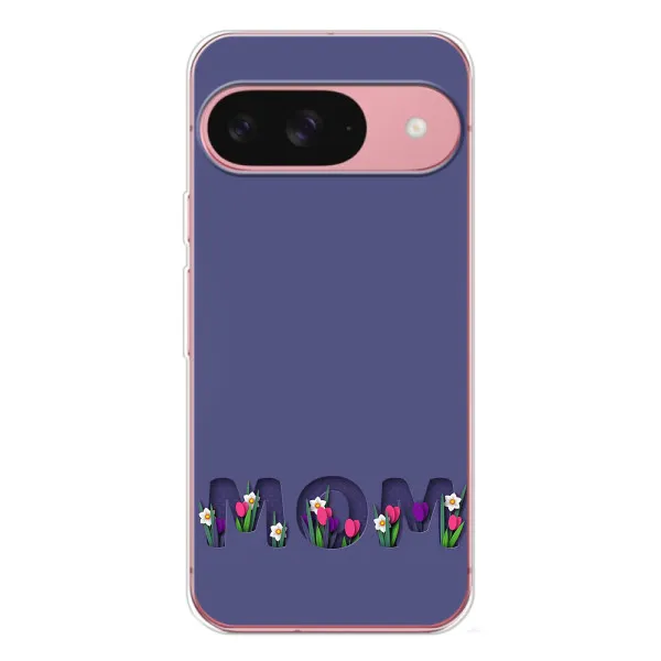 Чехол с принтом «Мама в цветах» для Google Pixel 10 Pro
