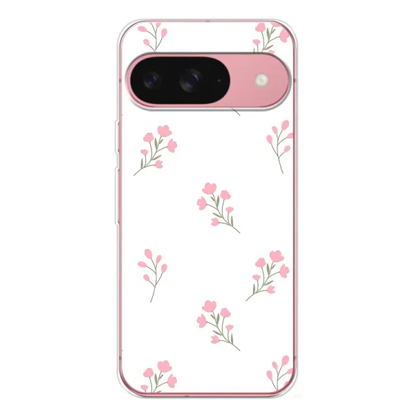 Чехол с принтом «Розовые цветы» для Google Pixel 10 Pro
