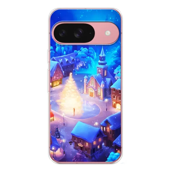 Чехол с принтом «Рождественский город» для Google Pixel 10 Pro Чехол с принтом «Рождественский город» для Google Pixel 10 Pro