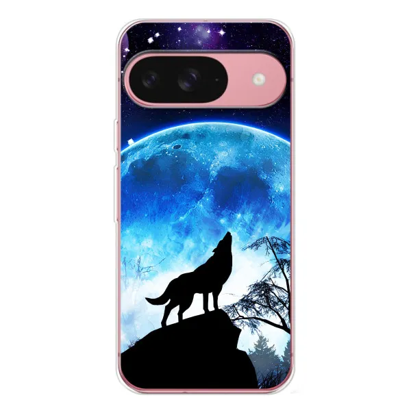 Чехол с принтом «Волк на луну» для Google Pixel 10 Pro Чехол с принтом «Волк на луну» для Google Pixel 10 Pro