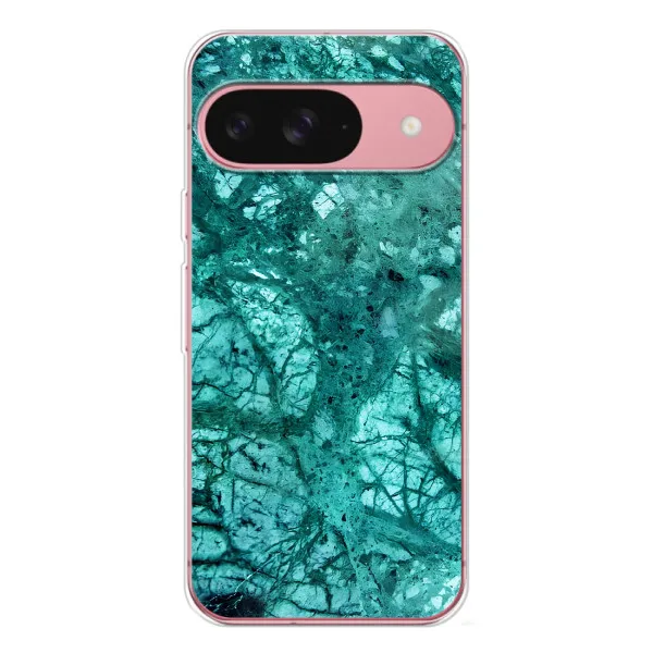 Чехол с принтом «Зеленый мрамор» для Google Pixel 10