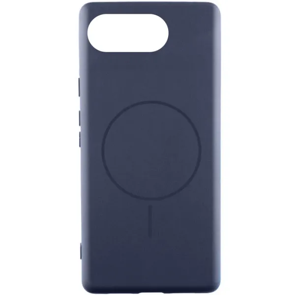 Чехол Silicone Cover Lakshmi (AA) with Magnetic Fit для Google Pixel 10a — Темно-синий Чехол Silicone Cover Lakshmi (AA) with Magnetic Fit для Google Pixel 10a — Темно-синий