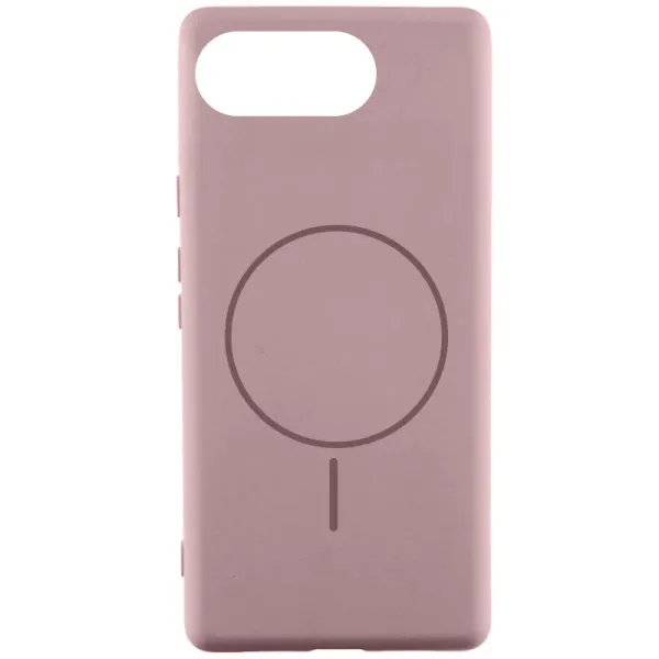 Чехол Silicone Cover Lakshmi (AA) with Magnetic Fit для Google Pixel 10a — Розовый Чехол Silicone Cover Lakshmi (AA) with Magnetic Fit для Google Pixel 10a — Розовый