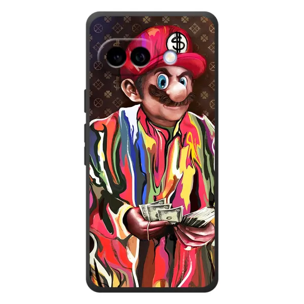 Чехол с принтом «Mario LV» для Google Pixel 10a