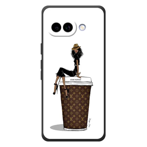 Чехол с принтом «кофе LOUIS VUITTON» для Google Pixel 10a