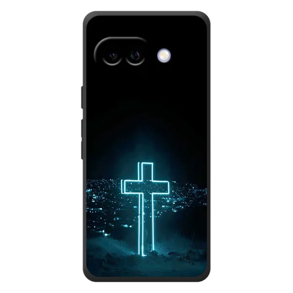 Чехол с принтом «Крест и город» для Google Pixel 10a