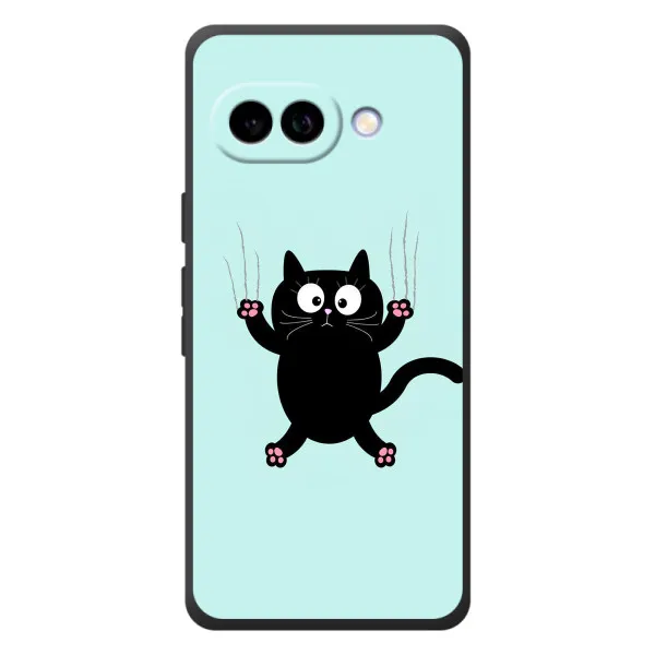 Чехол с принтом «Падающий кот» для Google Pixel 10a