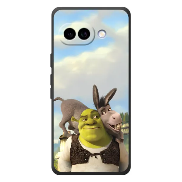 Чохол з принтом «Шрек та Осел» для Google Pixel 10a Чохол з принтом «Шрек та Осел» для Google Pixel 10a