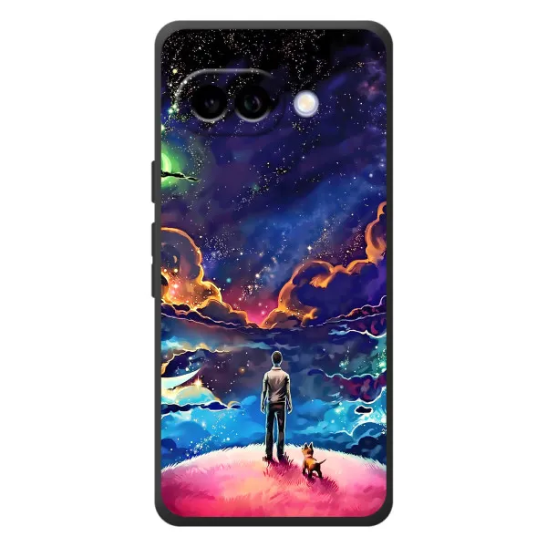 Чехол с принтом «Галактический вид» для Google Pixel 10a