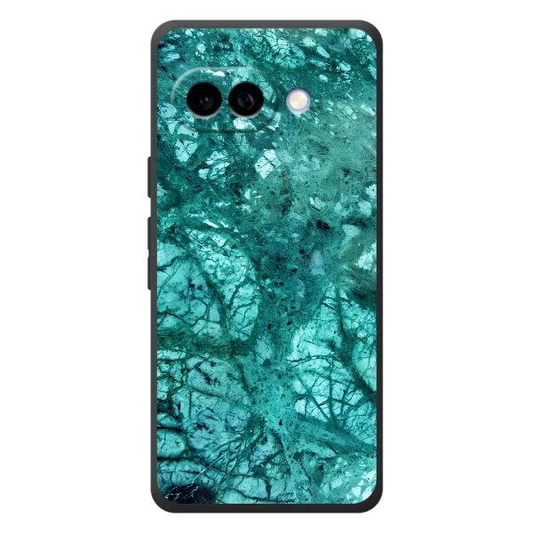 Чехол с принтом «Зеленый мрамор» для Google Pixel 10a