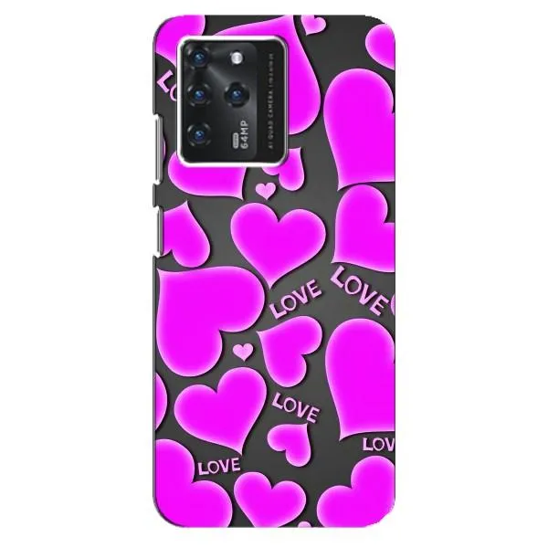 Чехол с принтом «Pink hearts» для Google Pixel 2 XL