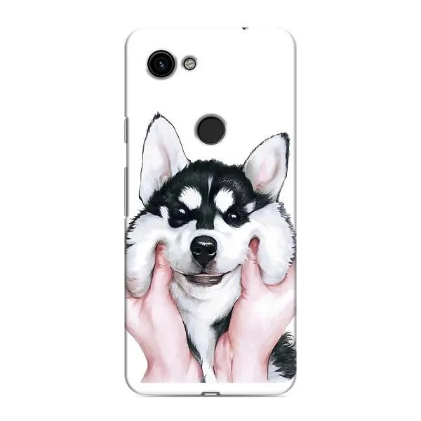 Чехол с принтом «Довольный Хаски» для Google Pixel 3 XL