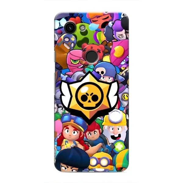 Чехол с принтом «Лого Brawl Stars» для Google Pixel 3 XL Чехол с принтом «Лого Brawl Stars» для Google Pixel 3 XL