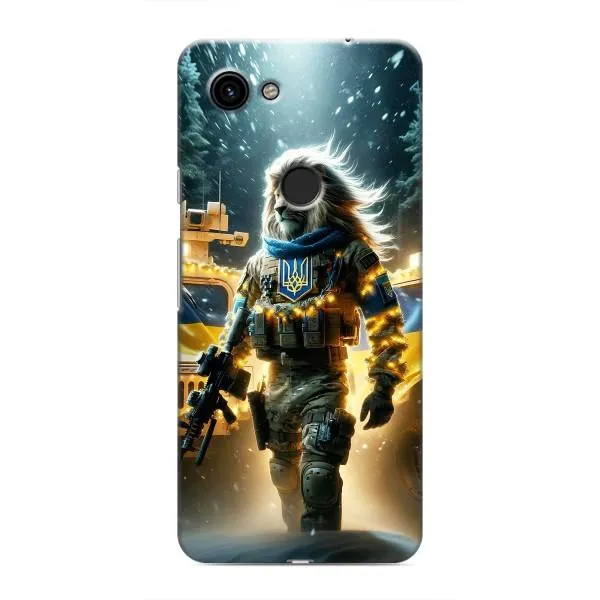 Чехол с принтом «ЛЕВ ЗСУ» для Google Pixel 3 XL