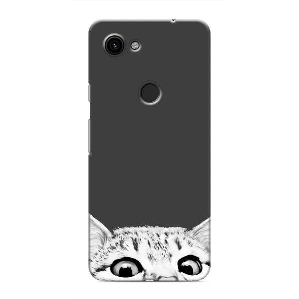 Чехол с принтом «Выглядывает кот» для Google Pixel 3a XL