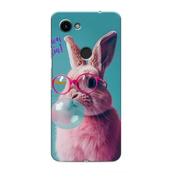Чехол с принтом «Кролик в очках» для Google Pixel 3a XL