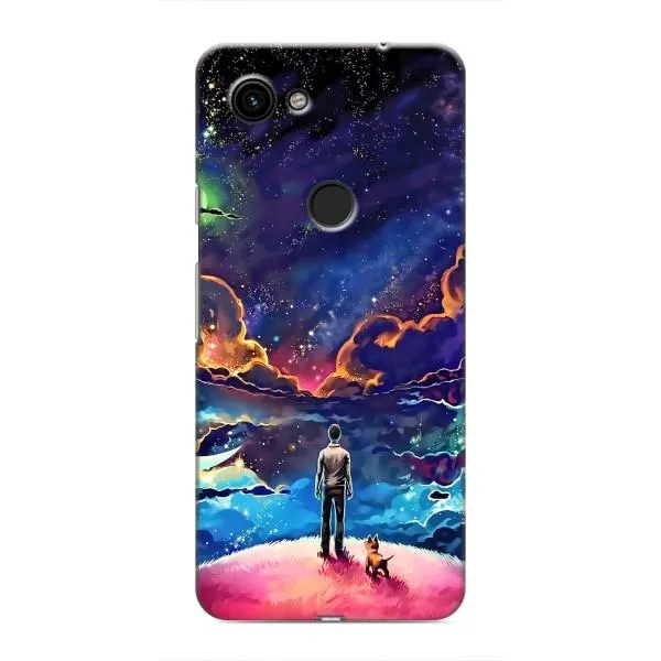 Чехол с принтом «Галактический вид» для Google Pixel 3a XL