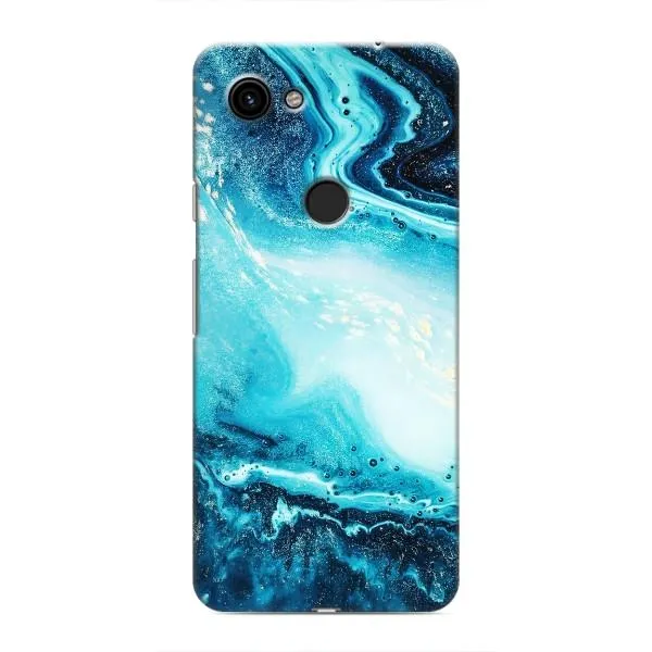 Чехол с принтом «Голубой мрамор» для Google Pixel 3a XL Чехол с принтом «Голубой мрамор» для Google Pixel 3a XL