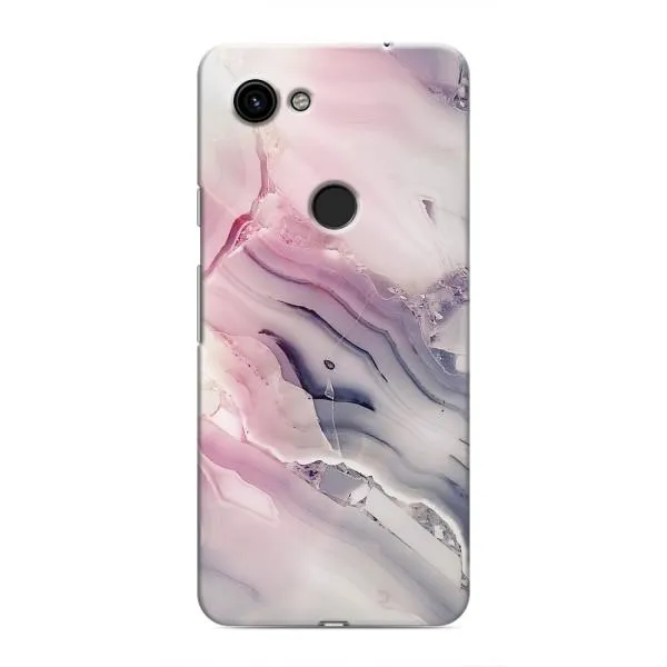 Чехол с принтом «Пурпурный Мрамор» для Google Pixel 3a XL Чехол с принтом «Пурпурный Мрамор» для Google Pixel 3a XL