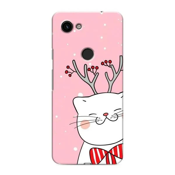 Чохол з принтом «Зимовий кіт» для Google Pixel 3a XL