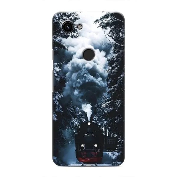 Чохол з принтом «Зимовий потяг» для Google Pixel 3a XL