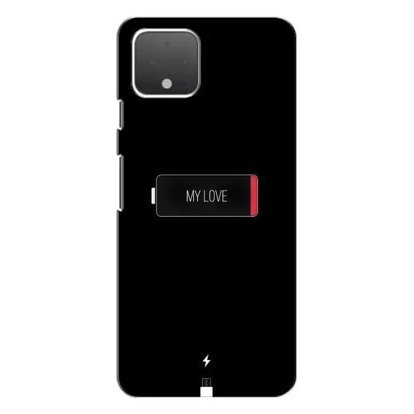 Чехол с принтом «Love battery» для Google Pixel 4 XL