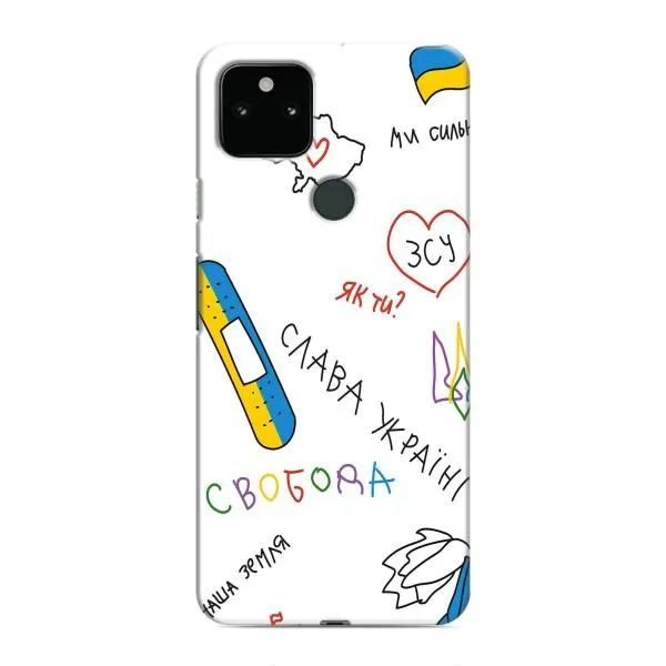 Чехол с принтом «Стикер» для Google Pixel 4a 5G